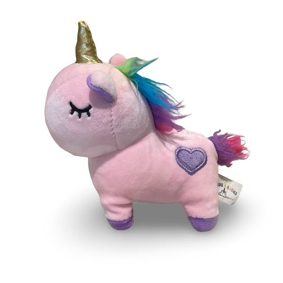 Pixie Crush Snug A Babies Pink Unicorn Plush - Picture 3 of 7